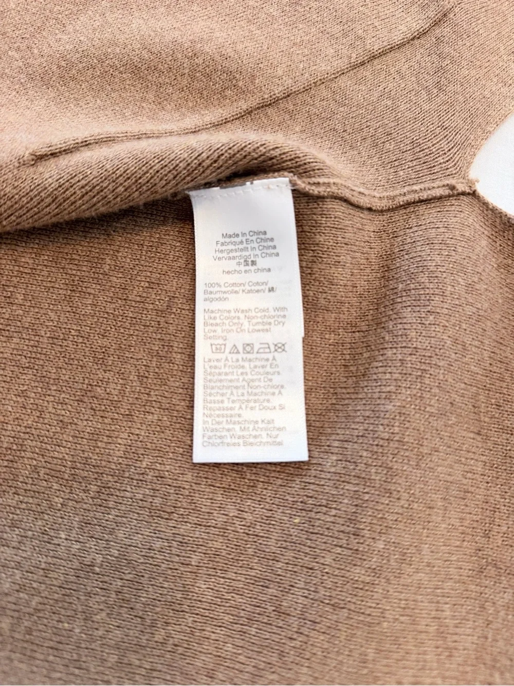 J Crew Open-Front Pocket Cardigan - Camel Small Petite